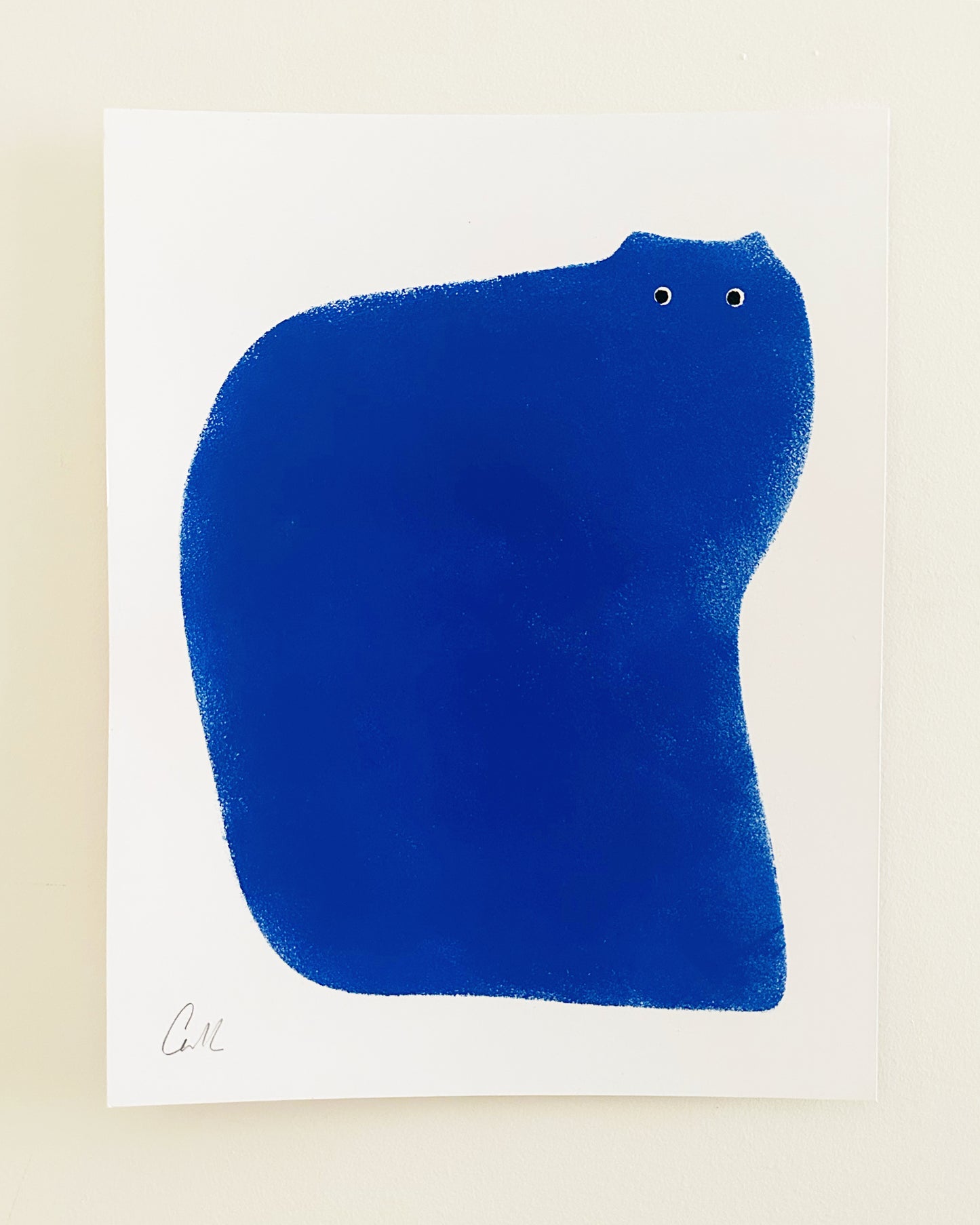Le chat bleu