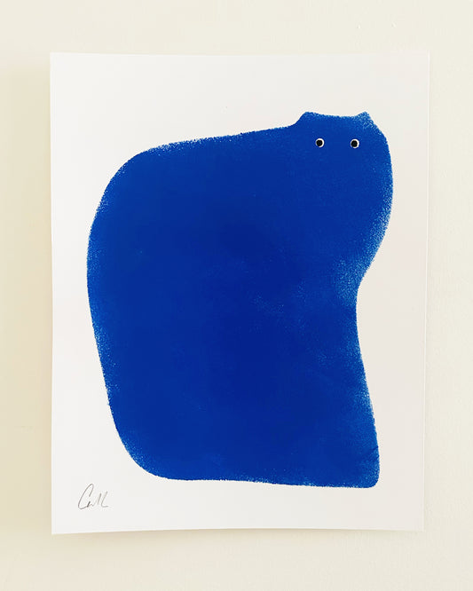 Le chat bleu
